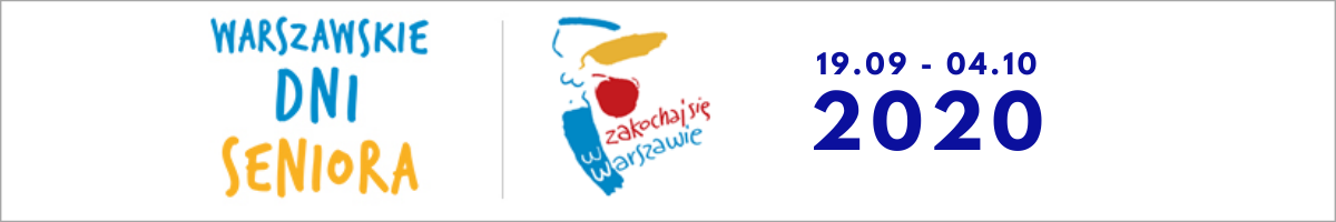 logo warszawskie dni seniora baner