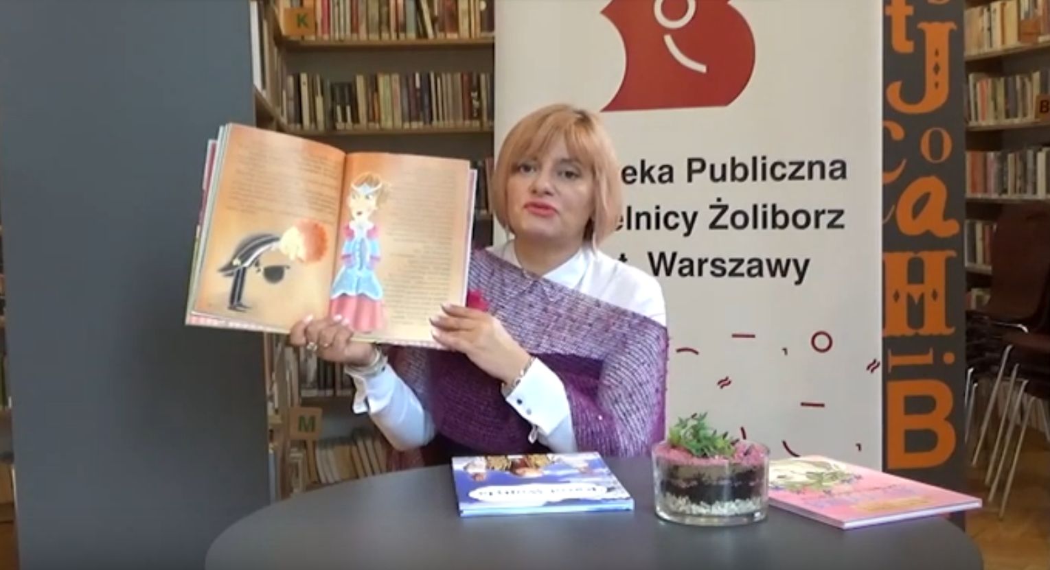 Pisarka Wioletta Piasecka na spotkaniu online opoawiada o książce "Ignaś"