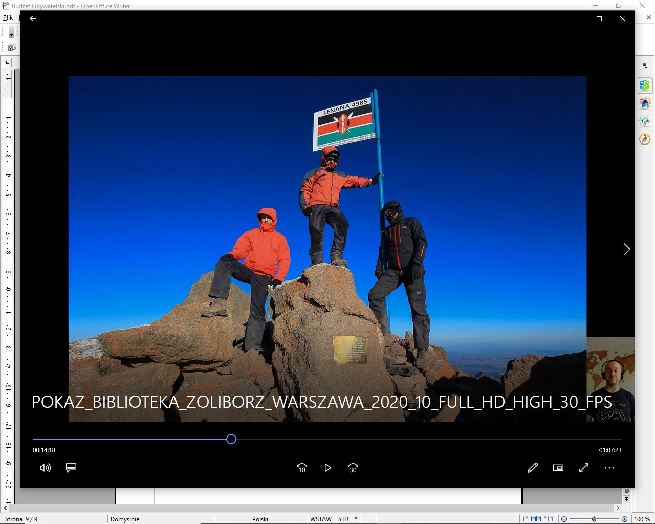 Pokaz slajdów Rpberta Gondka "W dodze na najwyższe szczyty Afryki"