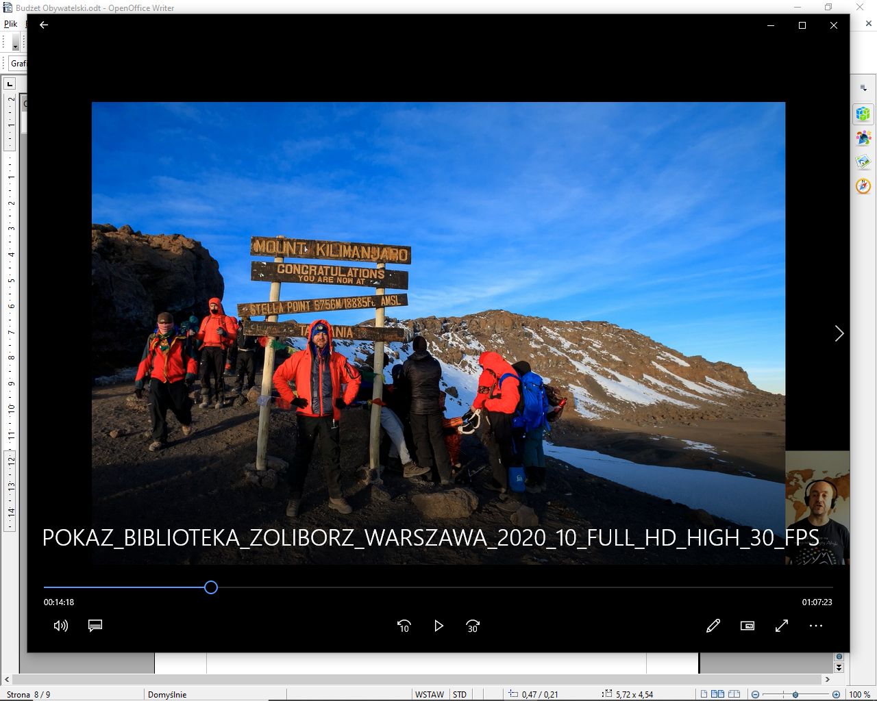 Pokaz slajdów Rpberta Gondka "W dodze na najwyższe szczyty Afryki"