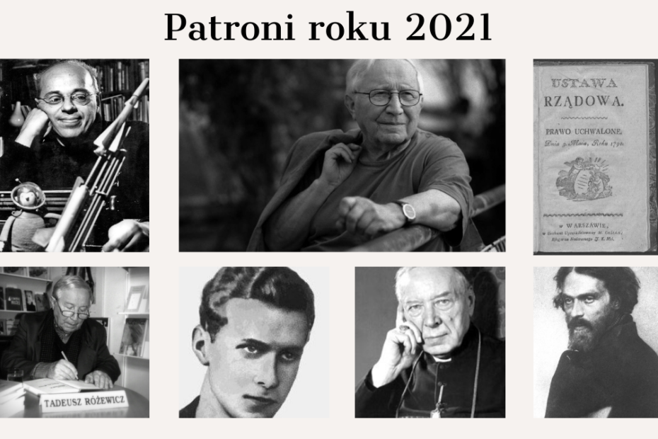 Zdjęcie przedstawiające patronów roku 2021