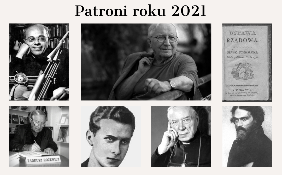 Zdjęcie przedstawiające patronów roku 2021
