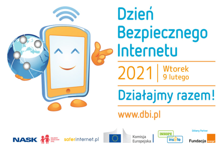 Plakat reklamujący Dzień Bezpiecznego Internetu