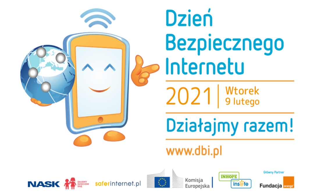 Plakat reklamujący Dzień Bezpiecznego Internetu