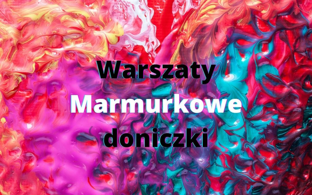 plakat wyróżniający - marmurkowe doniczki