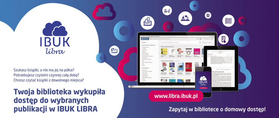 baner ibuk libra na tle komputera i smartfona pytanie czy twoja biblioteka wykupiła już dostęp do publikacji w ibuk libra?