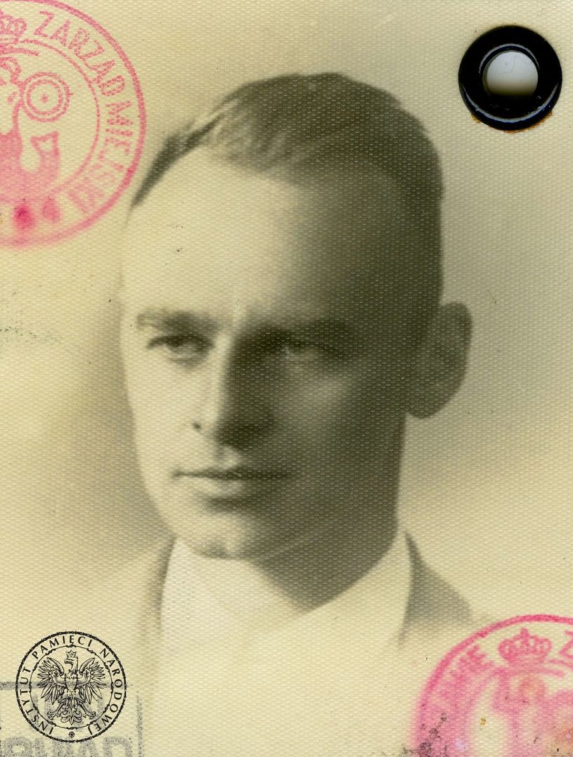 zdjęcie przedstawiające Witolda Pileckiego, kenkarta