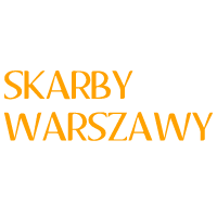 logo Biura Przewodników Skarby Warszawy, tekst: skarby warszawy