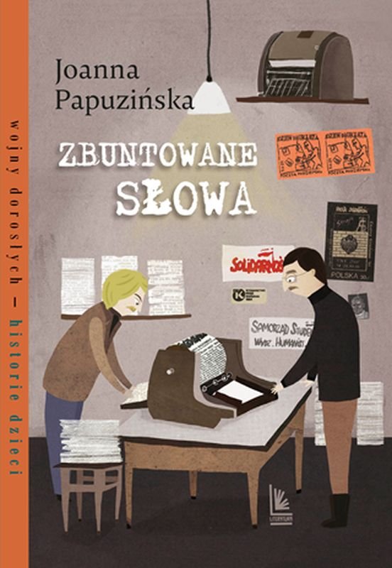 Okładka książki "Zbuntowane słowa" autor: Joanna Papuzińska