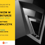 minimalistyczny plakat reklamujący wystawę fotografii