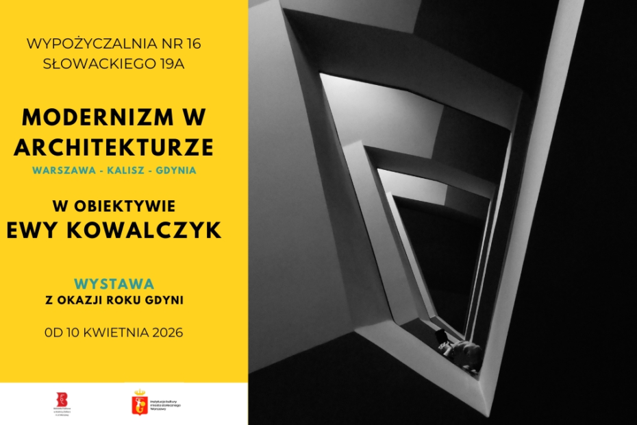 minimalistyczny plakat reklamujący wystawę fotografii