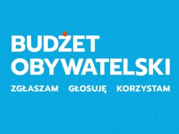 plakat mini reklamujący inicjatywę Budżet Obywatelski