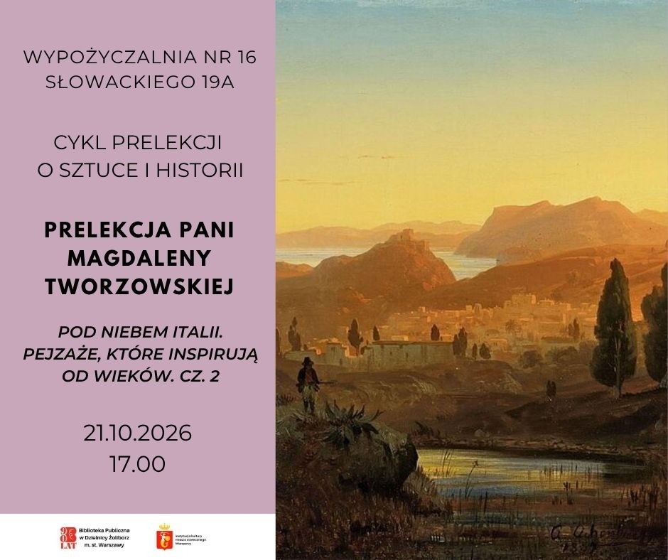 pejzaż włoch, spotkanie i wykład pani magdaleny tworzowskiej, pod niebem italii część druga