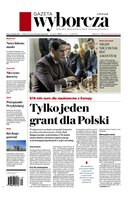 okłada najnowszego numeru Gazeta Wyborcza - Warszawa