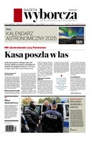 okłada najnowszego numeru Gazeta Wyborcza - Warszawa