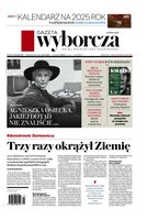 okłada najnowszego numeru Gazeta Wyborcza - Warszawa