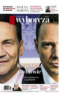 okłada najnowszego numeru Gazeta Wyborcza - Warszawa