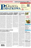 okłada najnowszego numeru Gazeta Podatkowa