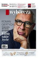 okłada najnowszego numeru Gazeta Wyborcza - Warszawa