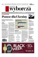 okłada najnowszego numeru Gazeta Wyborcza - Warszawa