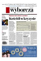 okłada najnowszego numeru Gazeta Wyborcza - Warszawa